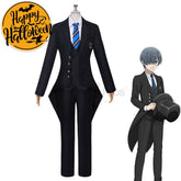 【In Stock】Anime Black Butler: Public School Arc Cosplay Ciel Phantomhive Costume Plus Size Costumes
